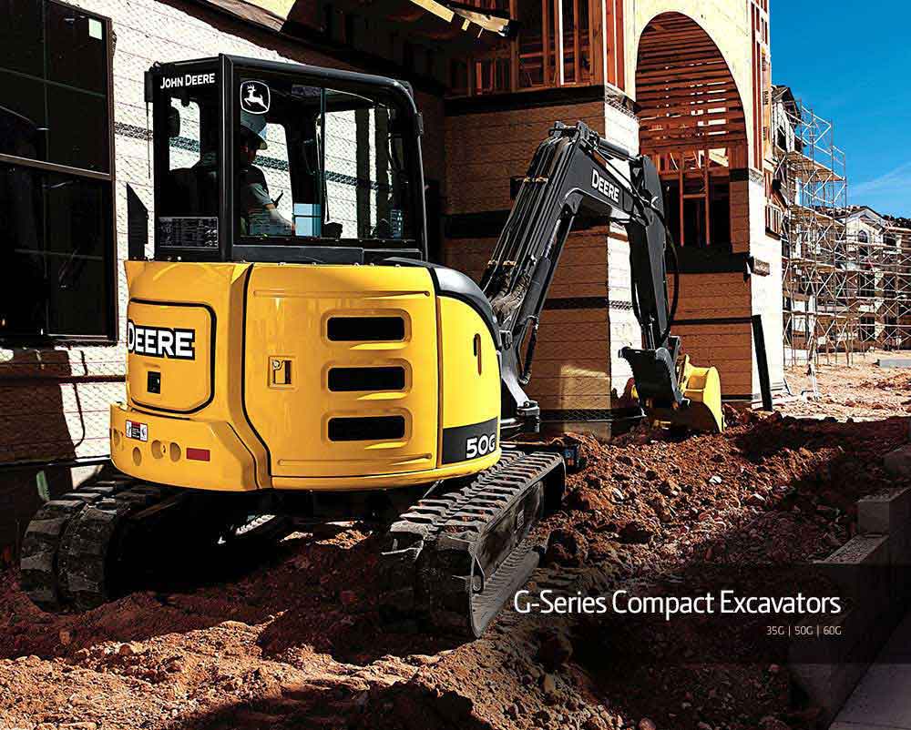 G-Series Compact Excavators – 50G