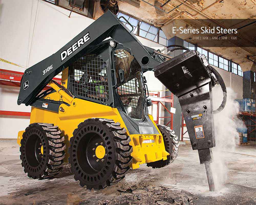E-Series Skid Steers – 318E