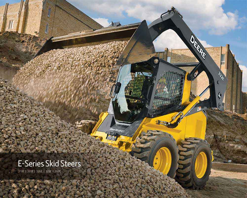 E-Series Skid Steers – 332E