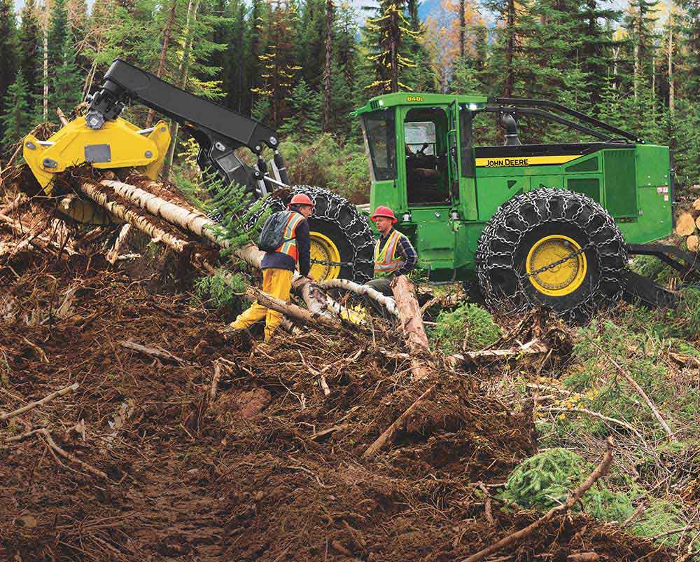 L-Series Grapple Skidders – 848L
