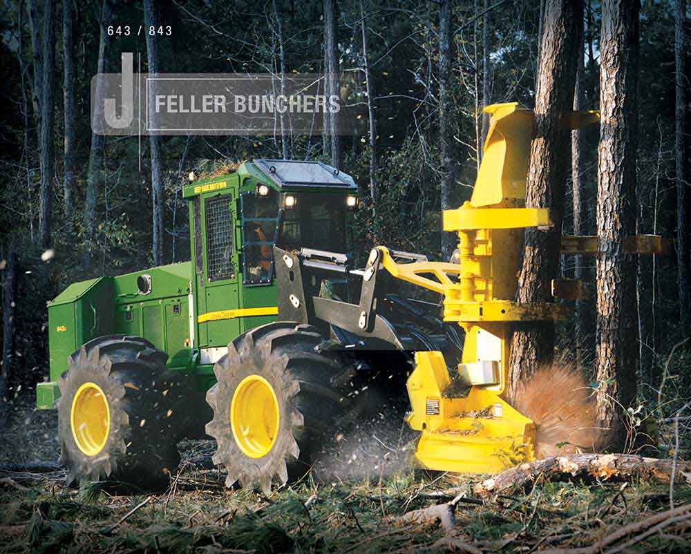 J-Series Feller Bunchers – 843J
