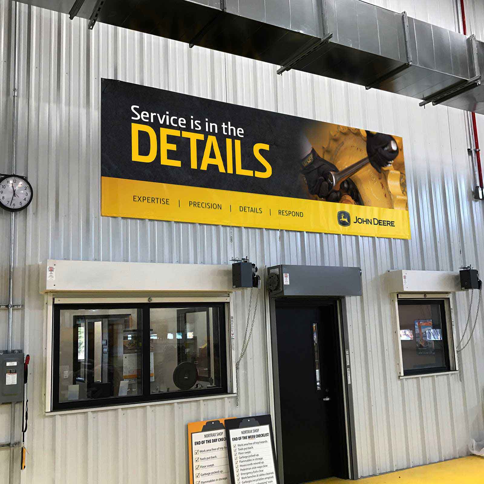 Service Banner – Service is in the Details