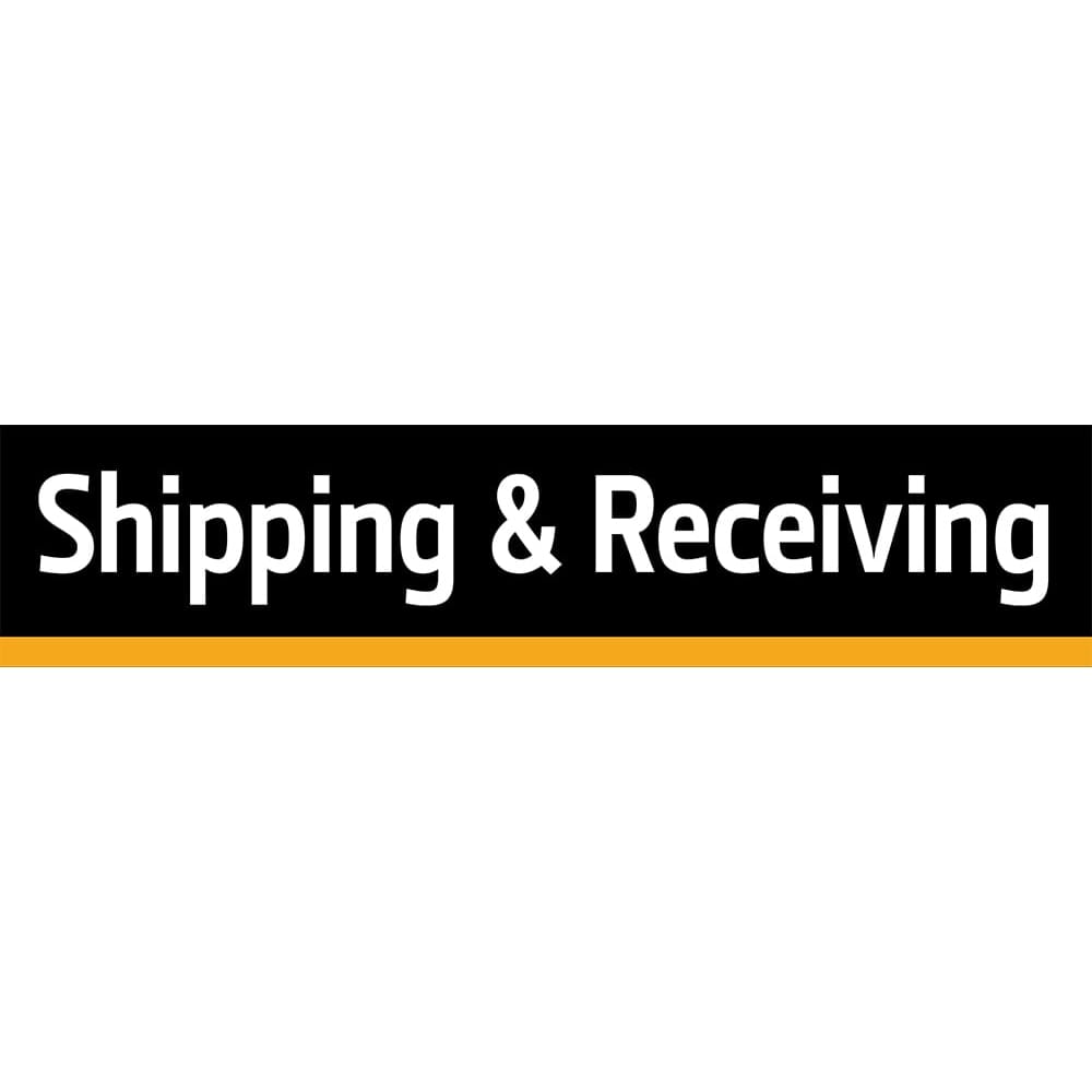 Exterior Bay/Door Signs - Shipping & Receiving