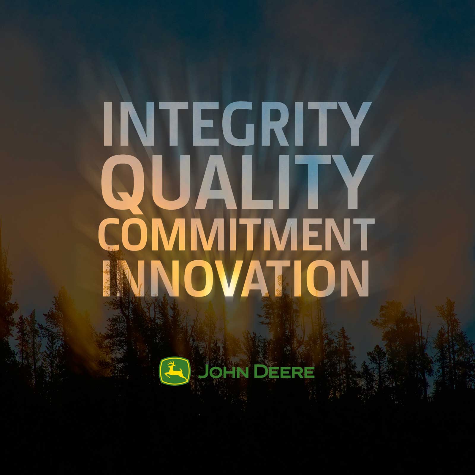 Brand Values Poster – Forestry